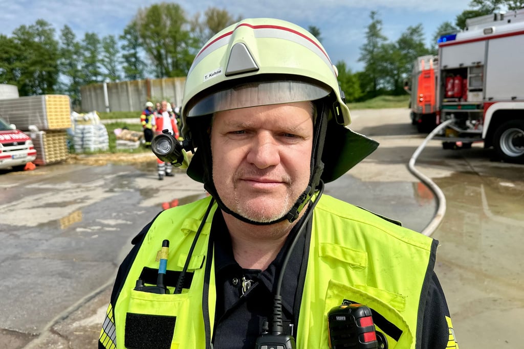 Einsatzleiter Tobias Kuhne.