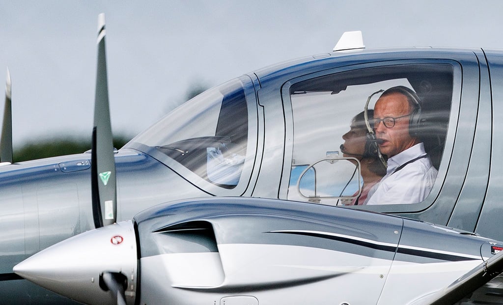 Friedrich Merz ist leidenschaftlicher Hobbypilot. (Archivbild)
