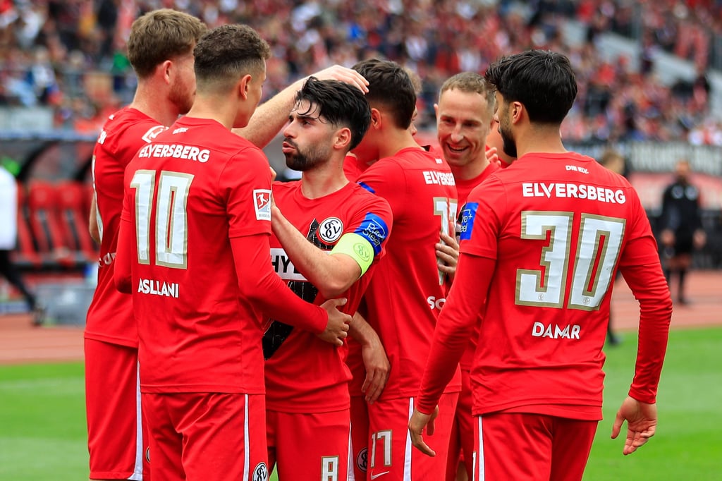 In Nürnberg kamen die Elversberger nach dem Rückstand klasse zurück.