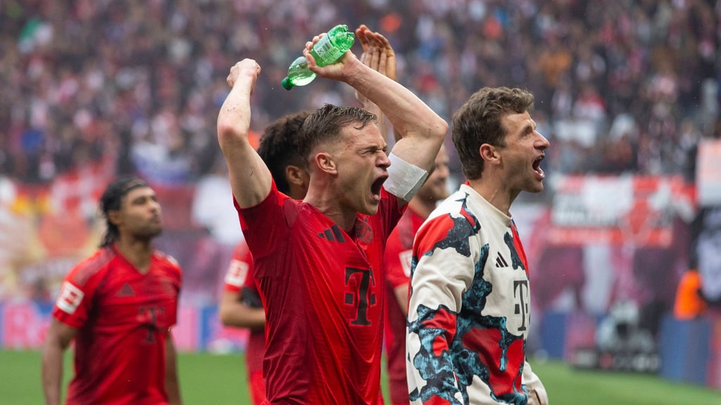 Feierlaune, aber keine Feier auf Ibiza: Bayern München.