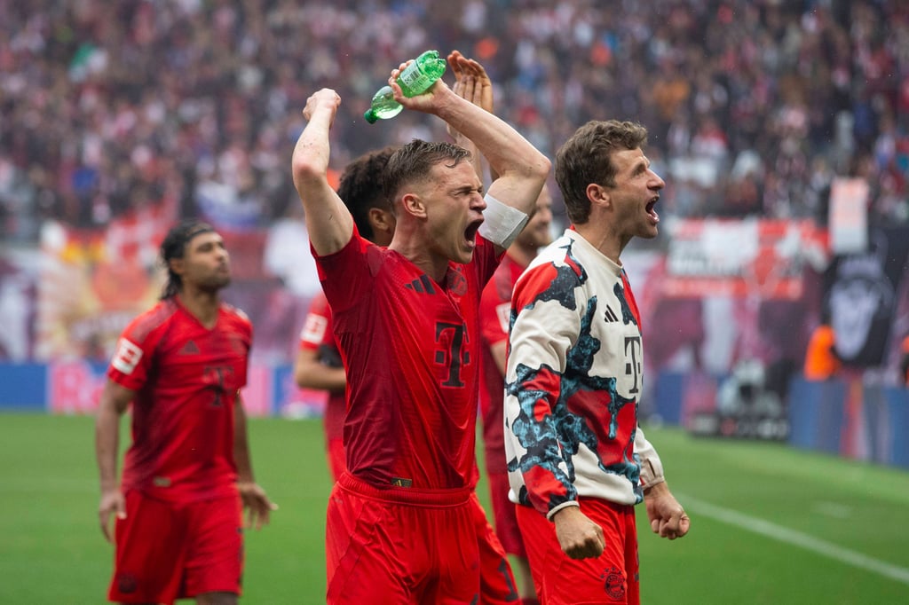 Feierlaune, aber keine Feier auf Ibiza: Bayern München.