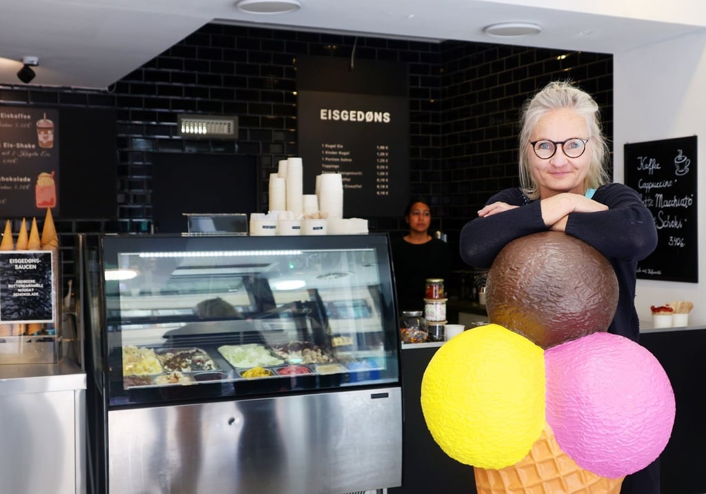 Neu in der Innenstadt: Das Eiskontor von Susanne Jecht in der Großen Uli hält außergewöhnliche Eissorten bereit.