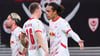 RB-Routiniers: Kampl, Klostermann und Poulsen (v.l.n.r.).