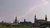 In Sachsen gab es Gewitter und Starkregen. (Archivbild)