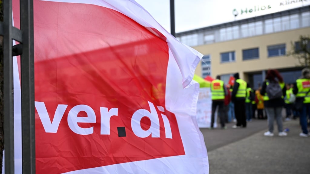 Die Gewerkschaft Verdi fordert die Anerkennung des Flächentarifs für Zalando-Mitarbeiter in Erfurt (Archivbild).