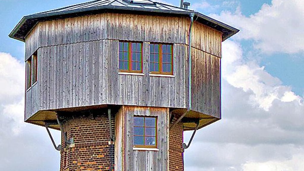 Der Cauerwitzer Wasserturm.