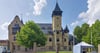 Blick auf den Neuwerk-Campus der Kunsthochschule Burg Giebichenstein
