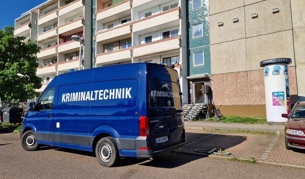 Die Kriminaltechnik ist vor Ort.