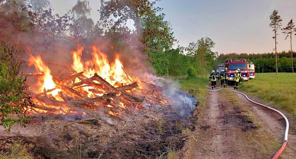 Die Gefahr von Vegetationsbränden nimmt ab dem Frühjahr zu. Ab Waldbrandgefahrenstufe 4 ist die Feuerwehr besonders gefragt.