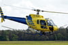 Das Biozid wird per Hubschrauber versprüht. 