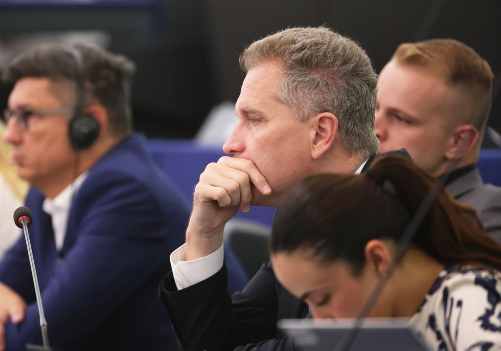 Der AfD-Politiker Petr Bystron selbst weist die Vorwürfe gegen ihn vehement zurück. (Archivbild)