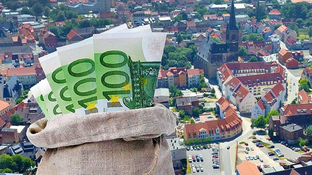 Von einem gut gefüllten Stadtsäckel kann man in Aschersleben nur träumen.