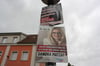 Nico Schulz und Sandra Matzat buhlen in Osterburg um die Stimmen der Wähler.