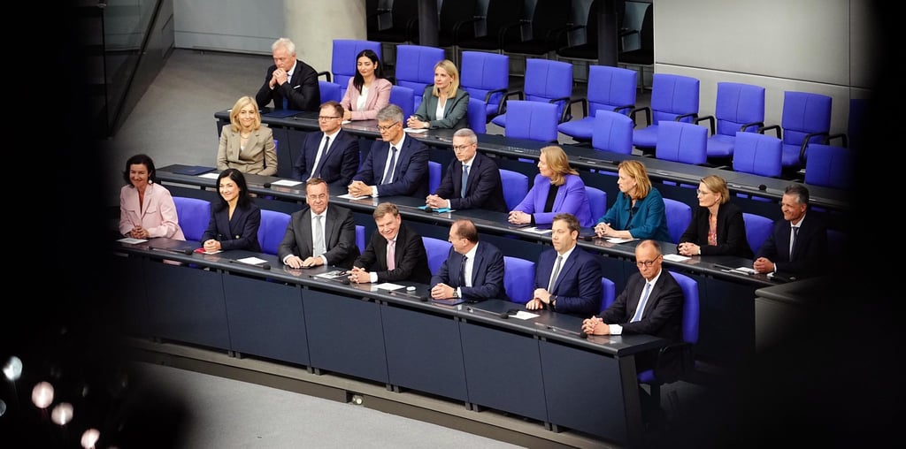Die frisch gebackene schwarz-rote Regierung.
