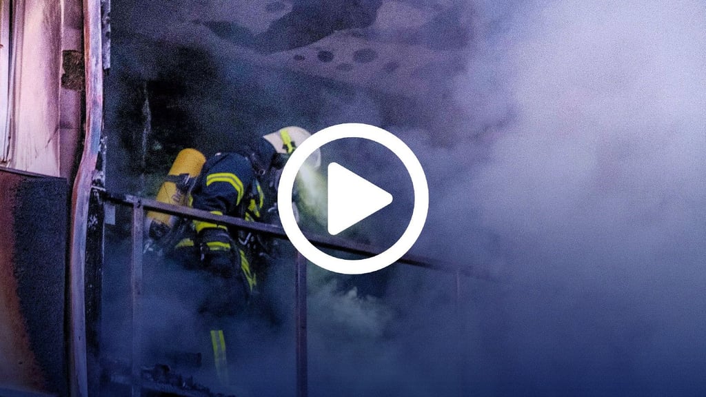 Die Feuerwehr rückte zu einem Wohnungsbrand in der Nordendstraße in Wittenberg aus.