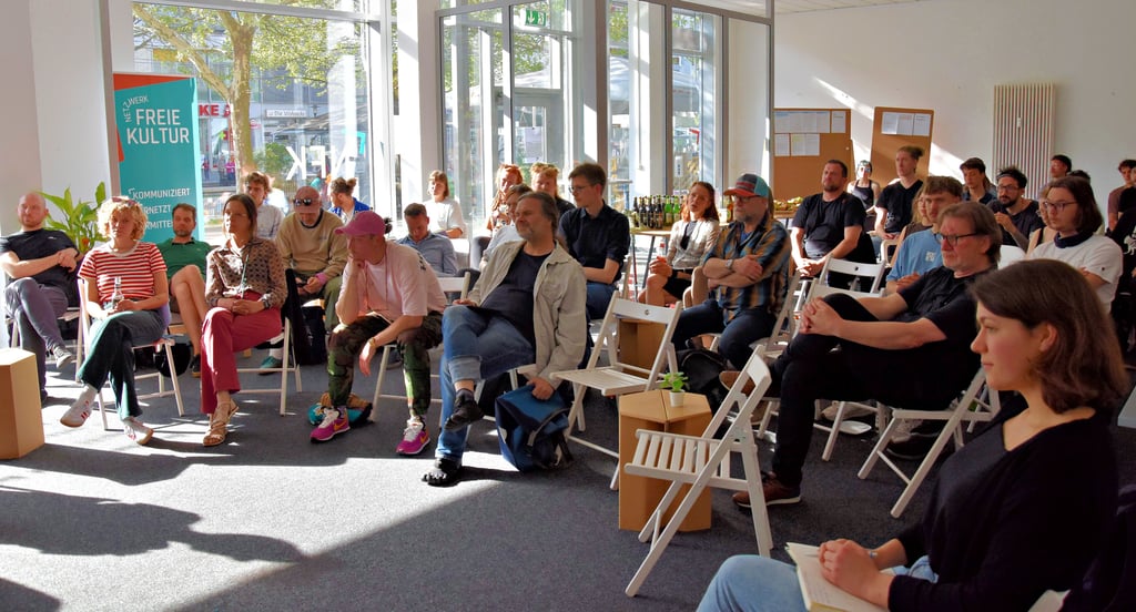 Akteure verschiedenster Kulturkollektive suchten nach der Streichung einer Fläche für freie Open Airs in Magdeburg das Gespräch mit Ordnungsamt und Kulturbüro.
