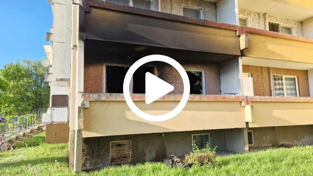 Die Feuerwehr war in der Grashalmstraße in Heide-Nord in Halle im Einsatz.