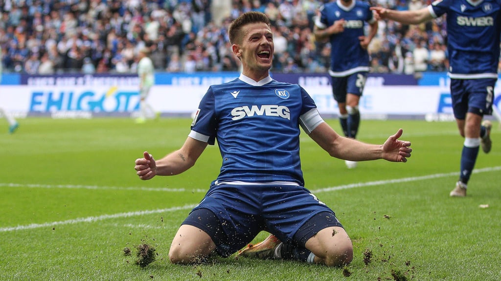 Karlsruhes Unterschiedsspieler Marvin Wanitzek.