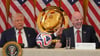 US-Präsident Donald Trump und FIFA-Präsident Gianni Infantino bei einem Termin im Weißen Haus.