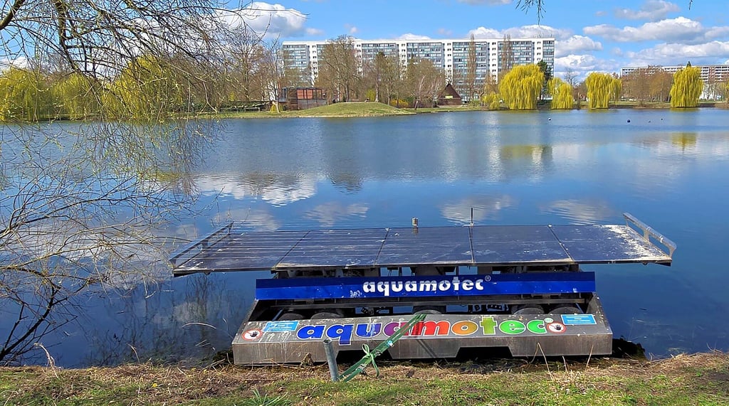 Solche Regenerationsanlagen sollen den Sauerstoffgehalt des Wassers im Stendaler Stadtsee erhöhen. Dieses Gerät befindet sich derzeit in der Reparatur.
