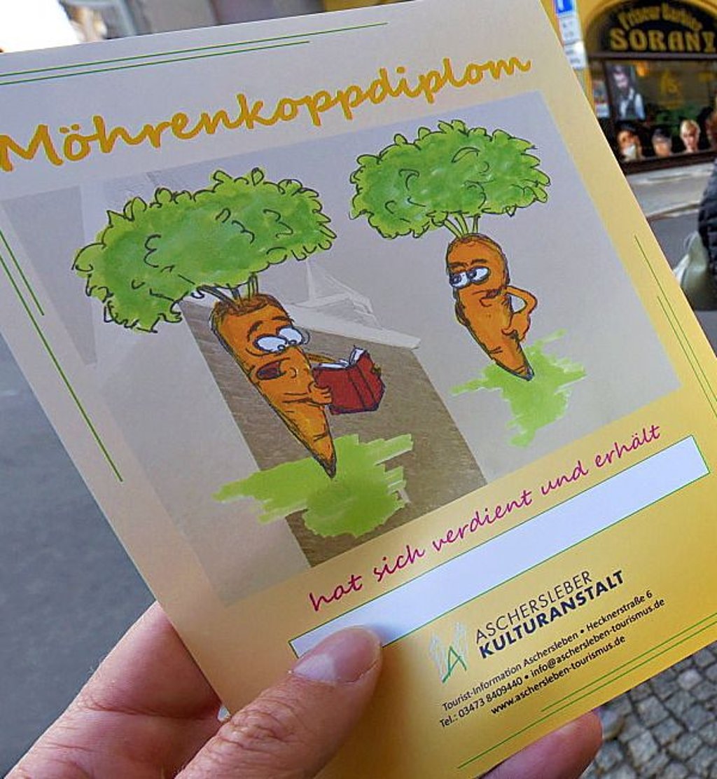 Die Aschersleber werden auch „Möhrenköppe“ genannt.