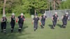 Antonia Becker (von links), Verena Frank, Susi Ebel, Marie Komrowski, Romina Gumtz, Jessica Fielitz und Claudia Kagelmann sind in der Frauen-Wettkampfgruppe der Freiwilligen Feuerwehr Borstel und trainieren auf dem Sportplatz Borstel für den Hansepokal und Stadtausscheid l in Stendal.
