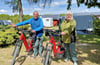 Beate und Thomas Hoppe sind aus Wernigerode angereist und nutzen zum ersten Mal den Campingplatz „Am Niegripper See" bei Burg.