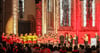 Eine große Bühne gab es in der Johanniskirche in Magdeburg für die Einsatzkräfte des Roten Kreuzes aus  dem Salzlandkreis.