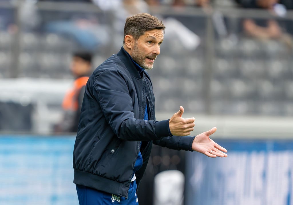 Hertha-Trainer Stefan Leitl muss in Münster auf zehn Spieler verzichten.