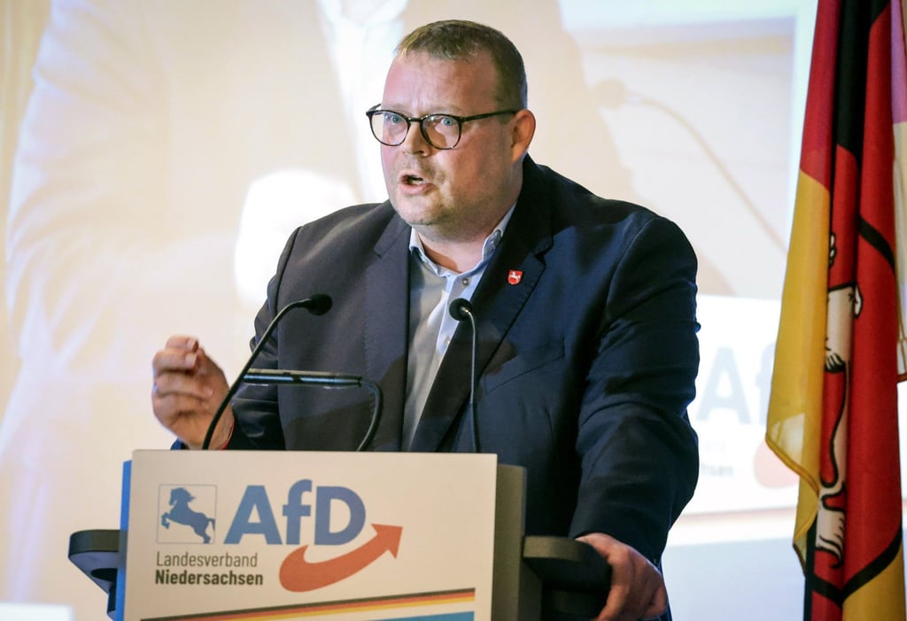 AfD-Politiker Schledde wertet die Aussetzung der Einstufung seiner Partei als rechtsextremistisch als Erfolg. (Archivbild)