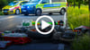  17-Jähriger Motorradfahrer wird bei einem Verkehrsunfall auf der B181 bei Zöschen schwer verletzt.