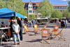 Am Mittwoch fand der erste Feierabendmarkt in Bitterfeld statt.