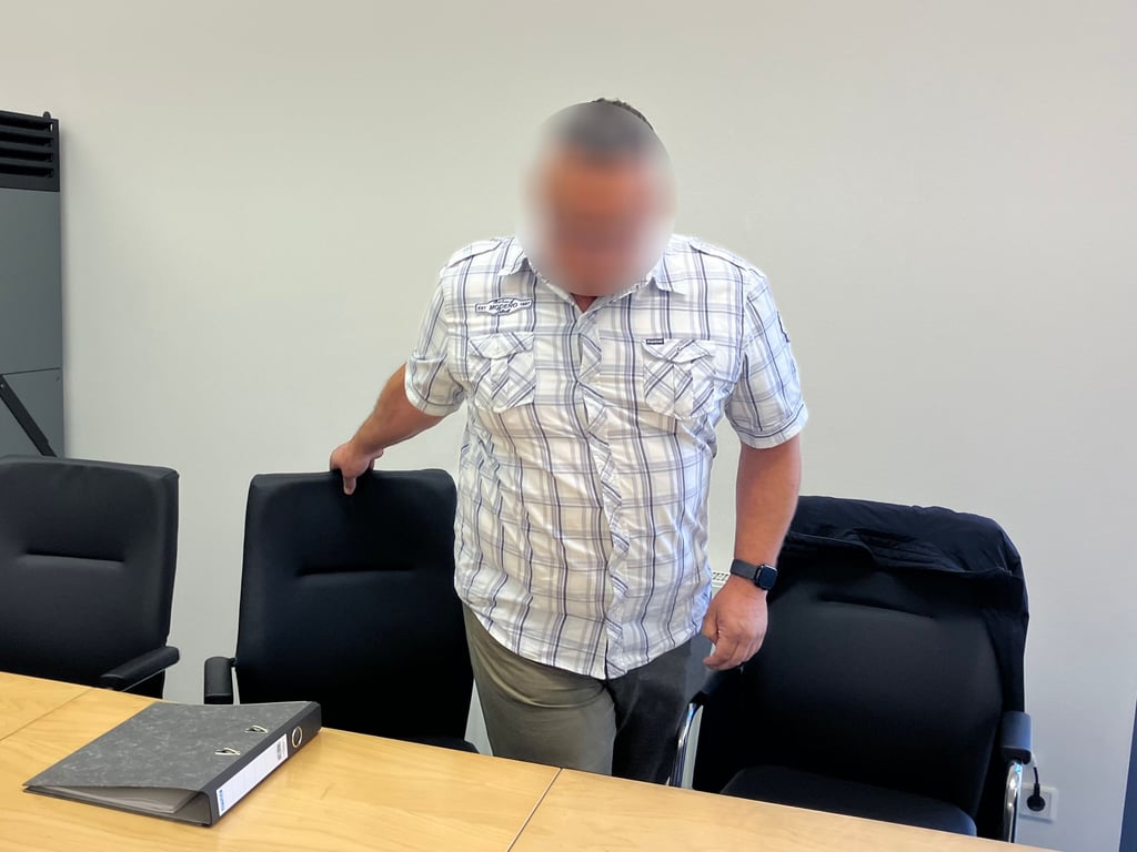 Noch-Bundespolizist Nico B. am Dienstag im Gerichtssaal.