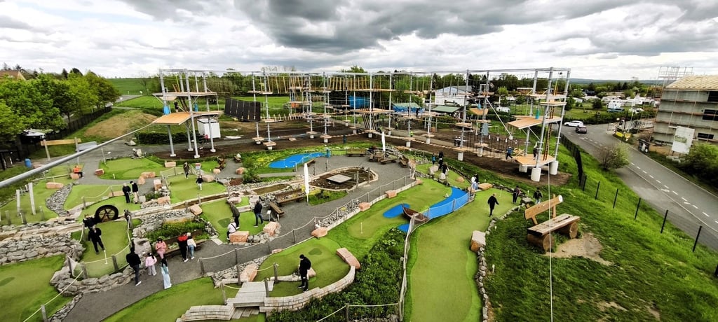 Adrenalin und Action warten im Kletterpark Markkleeberg.
