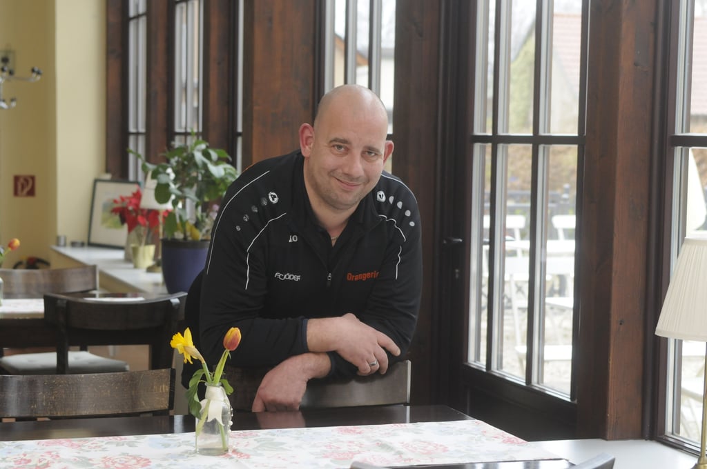 Christian Klieber ist Küchenchef in der "Orangerie" in Großjena.