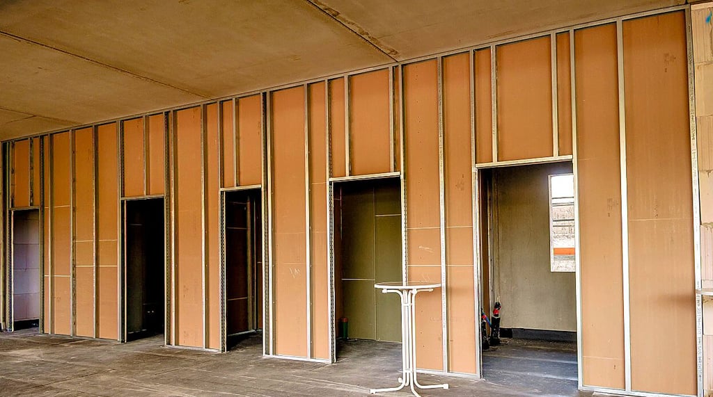 Blick in das Erdgeschoss des zukünftigen Wittenberger Kreisarchivs