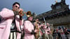 Die Straßenparade zum Abschluss des Dresdner Dixieland Festivals ist einer der Höhepunkte des Spektakel. (Archivbild)