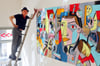 Jim Avignon, international gefeierter Pop-Art-Künstler, zeigt seine Bilder bei Zeitkunst in Halle