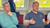 Vorstandsmitglied Michael Thieme (rechts), hier mit  Vorsitzendem  Jörg Hamatschek, berichtet  über die  Bemühungen in den vergangenen Monaten.  
