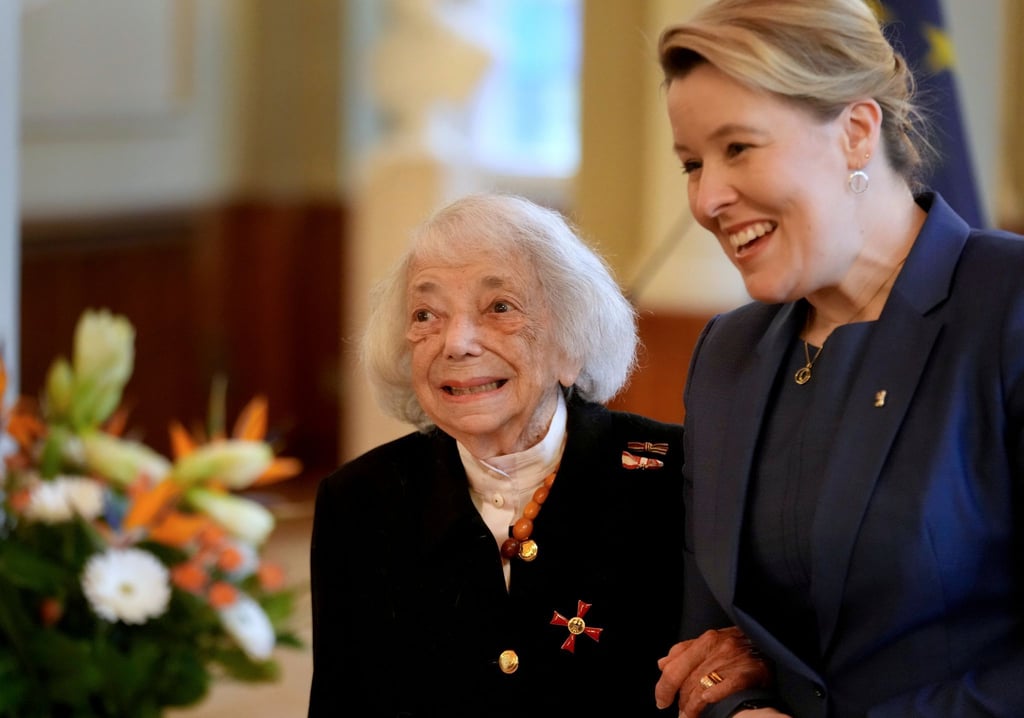 Margot Friedländer und Franziska Giffey. (Foto Archiv)