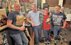 Enrico „Enno“ Schleinitz, Max Kunath, Andreas „Ante“ Köker und Michael „Mickey“ Schuster (v. l. n. r.)