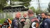 Eine Gruppe russischer Motorradfahrer will am Freitag zwei sowjetische Ehrenmale in Berlin ansteuern. (Archivfoto)