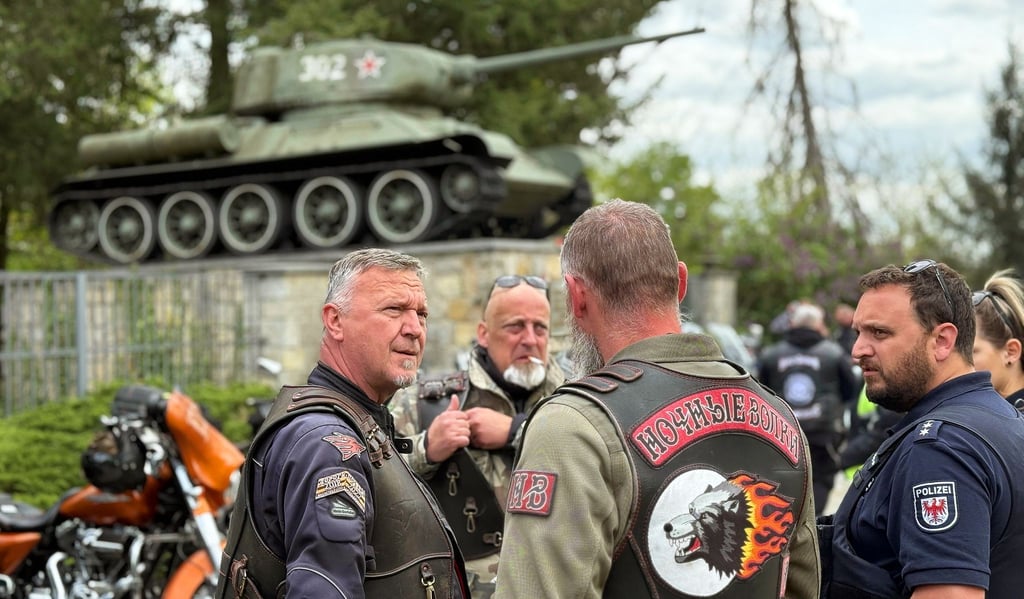 Eine Gruppe russischer Motorradfahrer will am Freitag zwei sowjetische Ehrenmale in Berlin ansteuern. (Archivfoto)