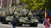 Große Militärparade in Moskau. (Archivbild)