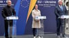 Die EU-Außenbeauftragte Kallas und die Außenminister der EU-Staaten kamen in Lwiw mit Vertretern der Ukraine zusammen.