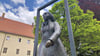 Das Denkmal von Katharina von Bora auf dem Lutherhof. Der gehört beim Jubiläums-Stadtfest zu den Erlebniswelten.