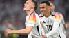 Bald in einer Vereins-Mannschaft? Florian Wirtz (l) und Jamal Musiala.