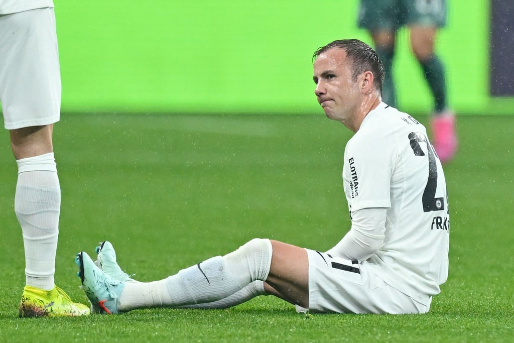 Für Mario Götze von Eintracht Frankfurt ist die Saison gelaufen.