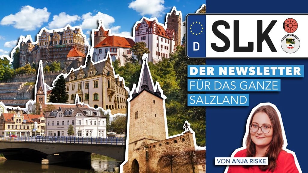 SLK, den Newsletter, schreibt Anja Riske. Sie arbeitet am Regiodesk Salzland. Dazu gehören die Redaktionen in Aschersleben, Bernburg, Schönebeck und Staßfurt.