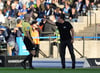 Christian Titz wurde auswärts bei Hertha BSC von Patrick Schwengers verwarnt, da er sich aufregte. 